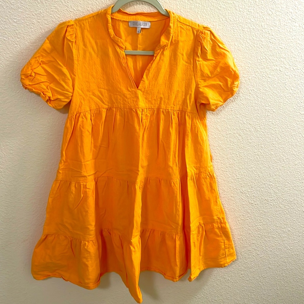 Orange dress